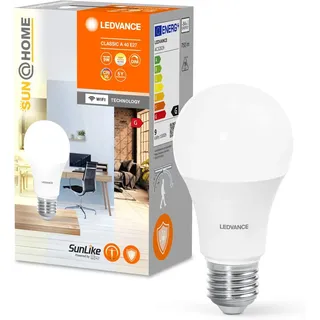 Ledvance LED-Leuchtmittel Sun@Home Smart+ Glühlampenform Weiß Ø 6 cm