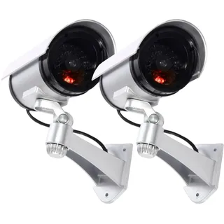 Tempo di Saldi 2 Überwachungskameras für den Außenbereich, LED-Blinklicht, Infrarot