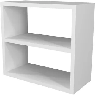 [en.casa] Küchenregal Hjo , Weiß , Holzwerkstoff , 2 Fächer , 43.5x40x20 cm , Küchen, Küchenmöbel