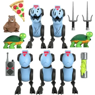 SUPER7 Teenage Mutant Ninja Turtles Ultimates Actionfiguren 5er-Pack Mousers 8 cm