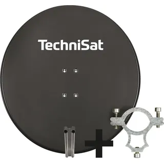 TechniSat SATMAN 850 Plus 85cm Grau + 40mm LNB + Multischalter
