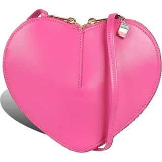 Florence Damen Umhängetasche Leder Herz Tasche pink D2OTF846P2 - Rosa