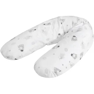 Patinio Stillkissen , Multicolor , Füllung: EPS Mikroperlen,EPS Mikroperlen , 35x160 cm , Textiles Vertrauen - Oeko-Tex® , Bezug abnehmbar , Füttern, Stillen, Stillkissen