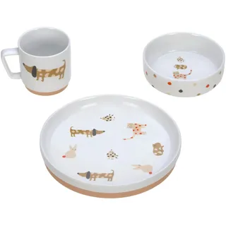 Lässig Kindergeschirr-Set »Little Mateys, spicy orange« rutschfest, orange