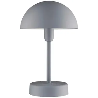 Nordlux Akku-Tischleuchte , Grau , Metall , Pilz , F , 25 cm , Lampen & Leuchten, Innenbeleuchtung, Tischlampen, Akku-Tischlampen