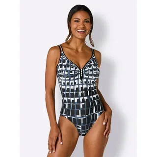 SUNFLAIR Badeanzug, schwarz-weiß