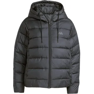adidas Essentials Climawarm 3 Stripes Synthetic Down Hooded Jacke Schwarz S