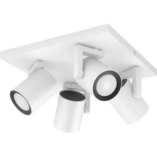 Philips Hue Deckenstrahler 929003808201 Argenta GU10 16.8W Warmweiß bis Kaltweiß, RGBW