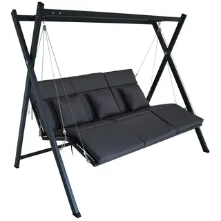 Gardissimo ALICIA 3-Sitzer Hollywoodschaukel Gartenschaukel Liegefunktion