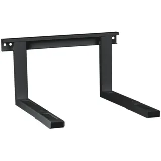 PureMounts MWH-01 Universal-/Mikrowellenhalterung für Wandmontage Längenverstellbare Ausleger (385-535mm), Auslegerbreite: 43cm, Traglast: max. 35,0kg, schwarz