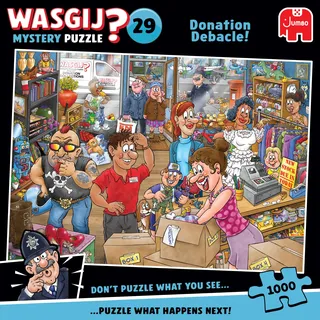 JUMBO Spiele Wasgij Mystery 29 - Spenden-Desaster (1000