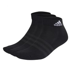 Bild Unisex Cushioned Sportswear Ankle Socken 3 Pairs Knöchelsocken, Black/White