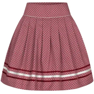 Dirndl NÜBLER "Trachtenrock Gloria", Damen, Gr. 38, EURO, rot, Obermaterial: 100% Baumwolle CO., Kleider Dirndl