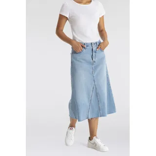 Levi's® Jeansrock »HR A LINE DECON SKIRT«, in trendy Midi-Länge mit ausgefranster Kante Levi's® SECRET 34