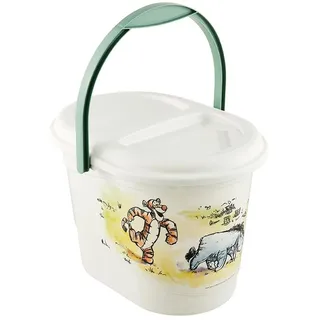 KEEEPER Winnie mit Deckel und Tragegriff, Mülleimer für Baby-Windeln, Karol, Weiß