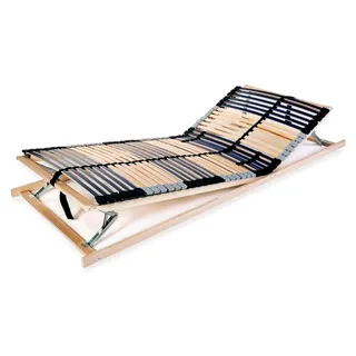 Lattenrost aus Holz für Bettrahmen ohne Matratze, 42 Latten, 7 Zonen, 70 x 200 cm