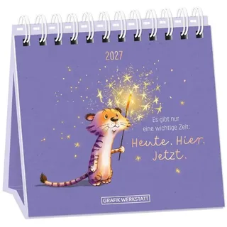 Grafik Werkstatt Das Original GmbH & Co. KG Tischkalender lila 2027