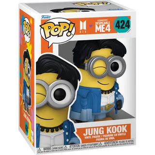 Minions x Bts Despicable Me 4 - Jung Kook 424 - Funko Pop! Vinyl Figur - Transparent