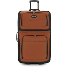 Travel Select Amsterdam Erweiterbares aufrechtes Gepäck, Orange, 2-Piece Set, Amsterdam Erweiterbares aufrechtes Gepäckstück