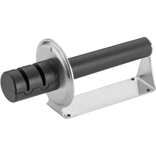 WMF Messerschärfer »Gourmet« Schärfen in zwei Stufen, langlebige Keramikscheiben, rutschfeste Füße, schwarz