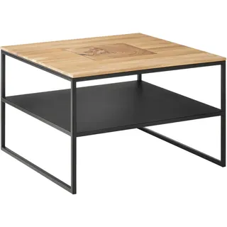 Johann Jakob Couchtisch , Holz , Wildeiche , massiv, vollmassiv, Hartholz , quadratisch , eckig , 65x41x65 cm , einfacher Aufbau , Holzmöbel, Holztische, Wohnzimmertische Holz, Couchtische Holz