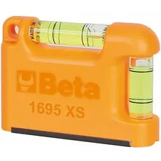 BETA, Wasserwaage, BT016950250 1695XS Taschen, Mini-Wasserwaage (magnetisch, mit v-förmiger Messfläche, aus profil (7 cm)