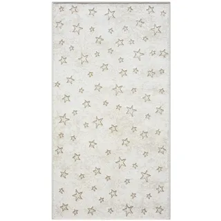 Carpet City Kinderteppich »MARA725« rechteckig 11 mm Höhe Kinderzimmer, Kurzflor,robust,Tiere, Spielzimmer, beige