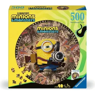 Minions rundes Puzzle, 500 Stü ck