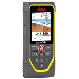 Leica Disto X6 Laser-messgerät Mit Kamera 250 M - Black - One Size