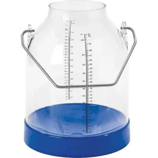 Kerbl Melkeimer 30 Liter mit Skala blau, Bügelhöhe 117