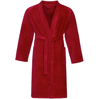 Vossen Bademantel , Rot , Textil , Uni , Gr. Xl , unisex , Made in Austria, Oeko-Tex® Standard 100, Fkt, ISO 9001 , angenehm warm, hochwertige Qualität , Heimtextilien, Badtextilien, Bademäntel, Bademäntel Herren