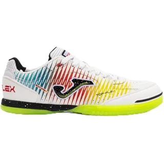 Joma Top Flex Hallenfußballschuhe - White Yellow Red - EU