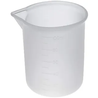 baytronic 220062 Silikon Messbecher, transparent, 100 ml