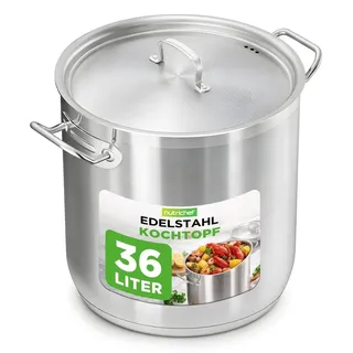 NutriChef Kochtopf 52 cm rund