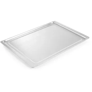 HENDI Backblech, für HENDI Heißluftöfen H90 und H90S (227060, 227077), Blech, Ofenblech, Kuchenblech, 437x314x(H)8mm, Aluminium