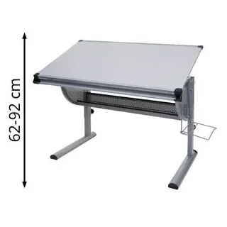 Mendler Kinderschreibtisch Oxford grau