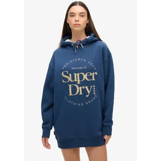 Superdry Jerseykleid »LUXE METALLIC LOGO HOOD DRESS«