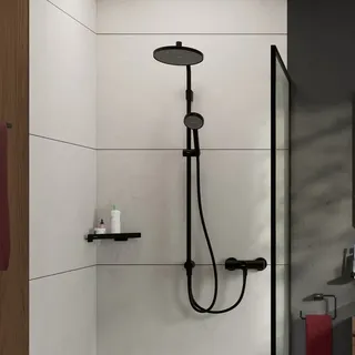 Hansgrohe Activera S Duschsystem 240 1 Strahlart Mattschwarz 28074670