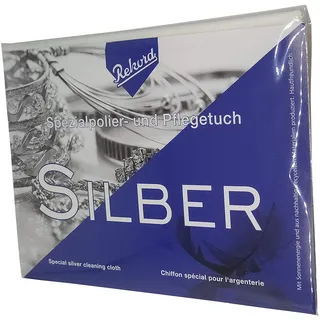 Rekord Silberputztuch Für Schmuck 30x24 cm Besteck & Münzen Hochwertiges Multifaser Tuch Made in Germany