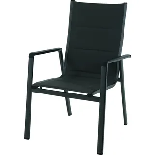 MWH Futosa Stapelstuhl Aluminium/Textilene iron grey