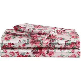 Betsey Johnson Bettgarnitur Floral Pink 135 x 200 cm + 40 x 80 cm