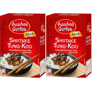 Bamboo Garden Shiitake Tung-Koo, 25 g (Verpackungsdesign kann abweichen) (Packung mit 2)