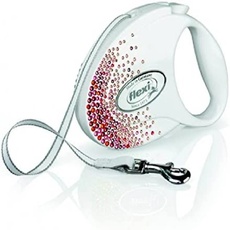 Bild Glam Splash Orient with Swarovski crystals S - Dog Retractable lead - 3 m - white