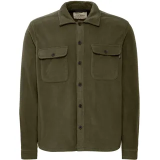 Hemdjacke BLEND "Hemdjacke BHShirt", Damen, Gr. XXXL, grün (forest night), Obermaterial: 100% Polyester PES., regular fit, Jacken Hemdjacke