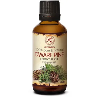 Latschenkieferöl 50 ml - Pinus Mugo - Aromatherapie mit Diffusers und Duftlampen - Duftöle für Seifen und Kerzen - Schönheit - Massage - Aroma Diffuser - Ätherische Öl zur Lufterfrischung