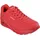 Herren Uno Stand On Air sneakers, Red Durabuck Mesh, 47.5 EU