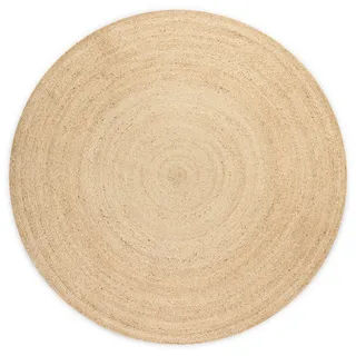 HANSE HOME Jute«, rund, 10 mm Höhe, Handgewebt, Jute, Natur, Wohnzimmer, Flur, Klassisch, Boho, Skandi