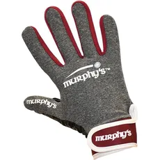 Murphy's, Herren, Handschuhe, Gaelic Football Handschuhe, Grau, (XL)