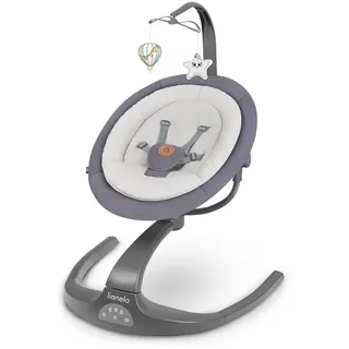 Lionelo Schaukelsessel , Grau , Kunststoff , 65x96x70 cm , USB-Anschluss , Wohnzimmer, Sessel, Schaukelstühle