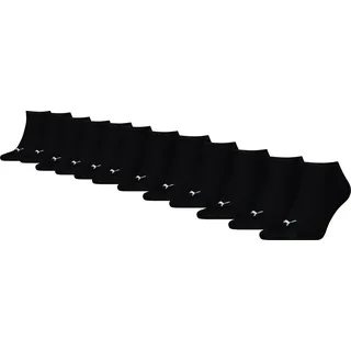 Puma Sneakersocken 12 Paar Schwarz 43-46